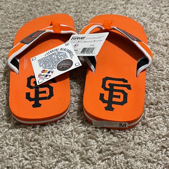 🔴3/$20🔴 NEW Men’s FOCO San Francisco Giants Flip Flops - Picture 4 of 8